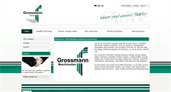 Desktop Screenshot of grossmann.de